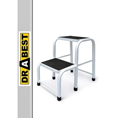 Afbeelding van Drabest Enkele Opstap Platform Kruk 2 treden 150 kg 1 3