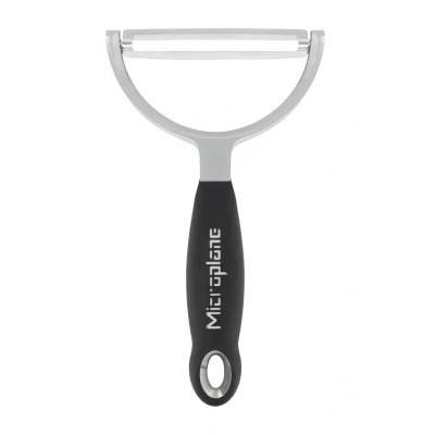 Afbeelding van Microplane Specialties Dunschiller Y model Xl Zwart/rvs