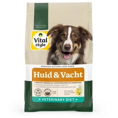 Afbeelding van VITALstyle Huid &amp; Vacht Hondenvoer 3 kg