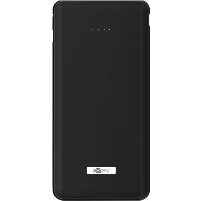 Afbeelding van Goobay draadloze snelladende powerbank 10.000 mAh (USB C PD, QC 3.0) kabelvrije snellaadtechnologie zonder kabelchaos en perfect voor onderweg