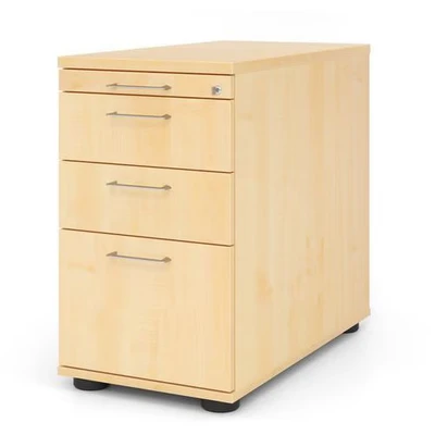 Afbeelding van SIGNA SC40 BS Rolcontainer Esdoorn Hout met ophangsysteem Metalen beugelhandgreep
