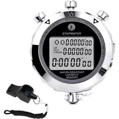 Afbeelding van Rolilink Stopwatch, stopwatch van metaal voor sport en wedstrijd (10 omwentelingen)