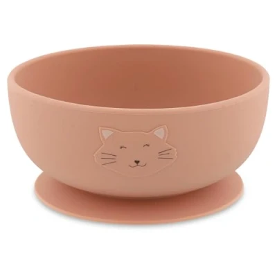 Afbeelding van Trixie Silicone bowl with suction Mrs. Cat