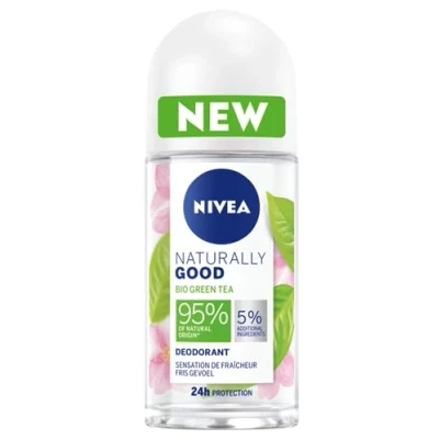 Afbeelding van 1+1 gratis: Nivea Deodorant Roller Naturally Good Green Tea 50 ml