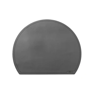 Afbeelding van Durable 729501 Bureauonderlegger, halve cirkel, 65 x 52 cm, zwart