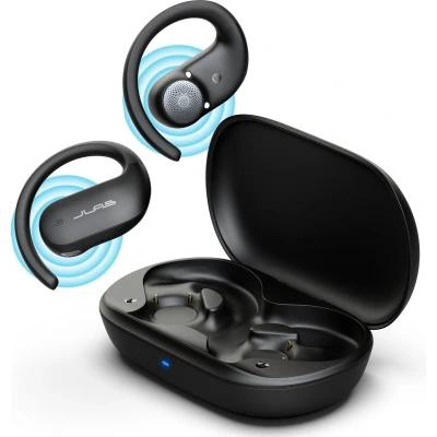 Afbeelding van JLab JBuds Open Sport Draadloze Oordopjes Bluetooth 5.3 Ear Oortjes 26 uur Speeltijd Multipoint IP55 Zweetbestendig USB C