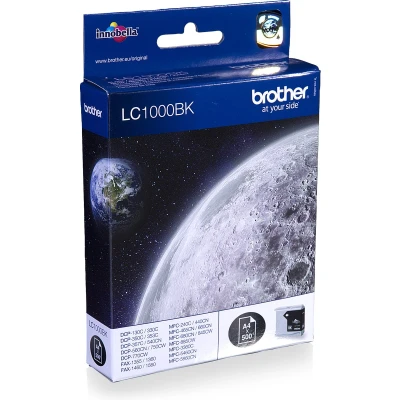 Afbeelding van Brother LC 1000BK Inktcartridge Zwart