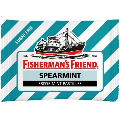 Afbeelding van 3x Fishermansfriend Zak Spearmint Suikervrij 25 gr