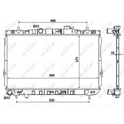 Afbeelding van Radiateur NRF 53471