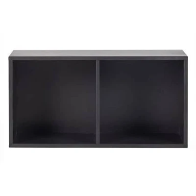 Afbeelding van vtwonen Lower Case 2 vakken Grenen Diepzwart 41x81x35
