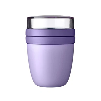 Afbeelding van Mepal Ellipse Mini lunchpot Praktische yoghurtbeker en mueslibeker Yoghurt mueslivakken Geschikt voor vriezer, magnetron vaatwasser 300 ml +