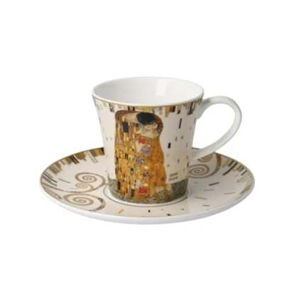 Afbeelding van Gustav Klimt koffiekopje De Kus