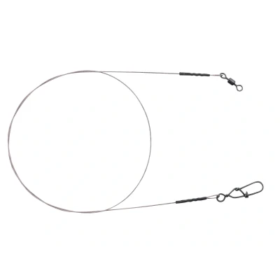 Image de Spro Matte Noir 7x7 Wire Leader 2pcs Maat : 30cm 5 kilo