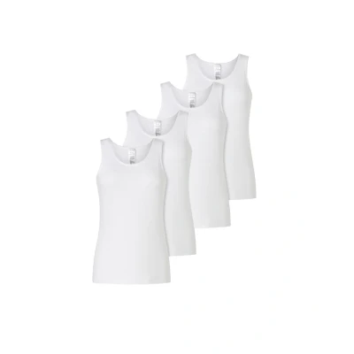 Afbeelding van Schiesser 4PACK Modern Multipacks Hemd, Dames, Maat: 36, Weiss
