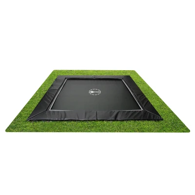 Afbeelding van Etan UltraFlat trampoline vierkant 198 x cm zwart inground inbouw