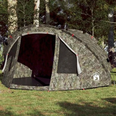 Image de vidaXL Tente de pêche 4 personnes camouflage imperméable4005319