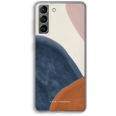 Afbeelding van Case Company® hoesje geschikt voor Samsung Galaxy S21 Geo #1 Soft Cover Telefoonhoesje Bescherming aan alle Kanten en Schermrand