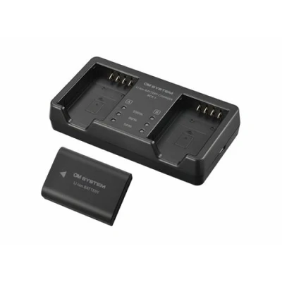 Image de Kit chargeur double batterie + OM System SBCX 1 pour