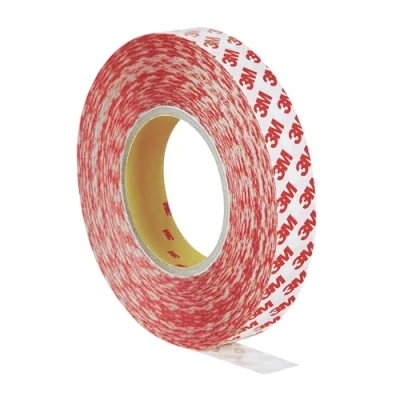 Afbeelding van Dpm tapes 3M GPT PET dubbelzijdige tape: sterke hechting, houdt op moeilijke oppervlakken. Dikte 0,21 mm, bestand tot 150 C, met UV bestendigheid ex 9088 (25 mm x 50 m)