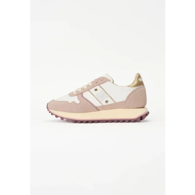 Afbeelding van Blauer Millen Sneakers laag, Dames, Maat: 39, White/nude Leer en textiel