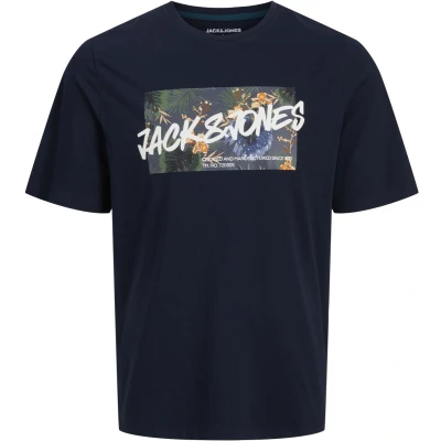 Afbeelding van JACK&amp;JONES JJHAWAII SHAPE TEE SS CREW NECK LN Heren T shirt Sky Captain