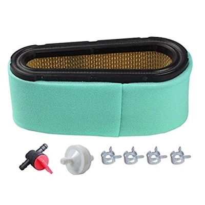 Afbeelding van Carkio 496894S 496894 luchtfilter 272403 voorfilter 394358S brandstoffilter 494768 brandstofafsluitventiel compatibel met Briggs &amp; Stratton 12,5 17 HP