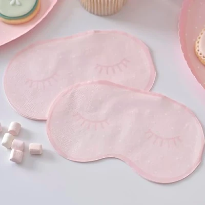 Afbeelding van Oogmasker Roze 16 stuks