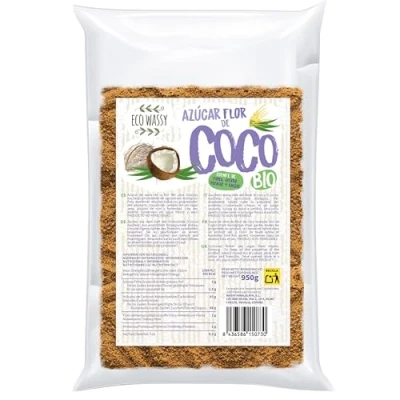 Image de Sucre de fleur noix coco biologique bio, Sans gluten. 100 % naturel et avec faible indice glycémique. biologique, convient aux végétaliens.