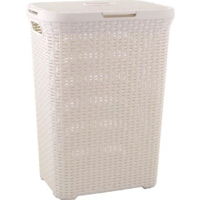 Afbeelding van Curver Style Wasmand Met Deksel 40L Wit