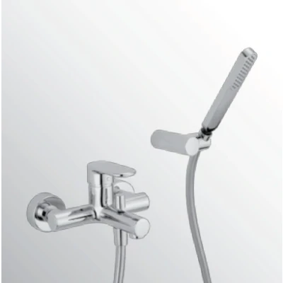 Afbeelding van Huber Levity Bad/douchemengkraan chroom LY.000120.21