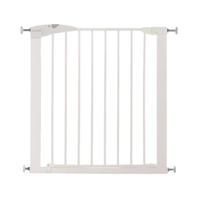 Afbeelding van Munchkin Maxi Secure veiligheidsbarrière, maximale veiligheid en drukaanpassing, openingen van 76 cm tot 82 cm, wit