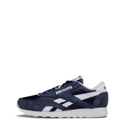 Afbeelding van Reebok Classic CL Sneakers laag, Maat: 44, Vector navy/footwear white Leer en textiel