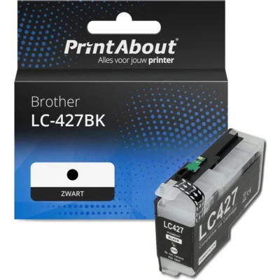 Afbeelding van Huismerk Brother LC 427BK Inktcartridge Zwart