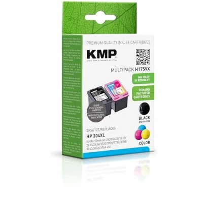 Afbeelding van KMP Inktcartridge vervangt HP 304XL, N9K08AE, N9K07AE Compatibel Combipack Zwart, Cyaan, Magenta, Geel H175VX 1759,4005