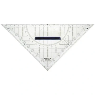Image de STAEDTLER Equerre g‚om‚trique, Hypoth‚nuse 220 mm,