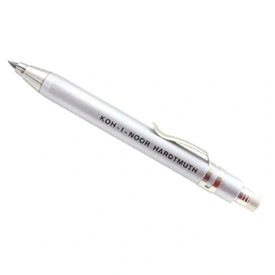 Afbeelding van Koh I Noor Clutch Mechanisch vulpotlood, diameter 3,2 mm, zilverkleurig