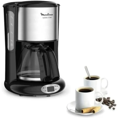 Afbeelding van Moulinex FG362810 Cafetiere subito timer programmeerbaar filter zwart