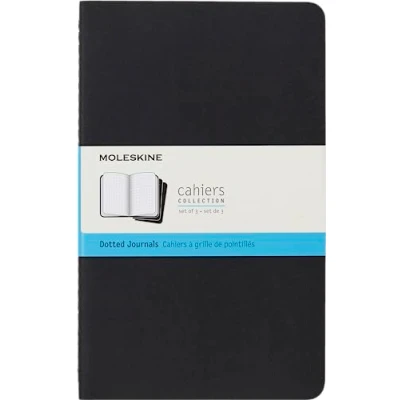 Afbeelding van Moleskine Cahier Journals Large Gestippeld Zwart set van 3