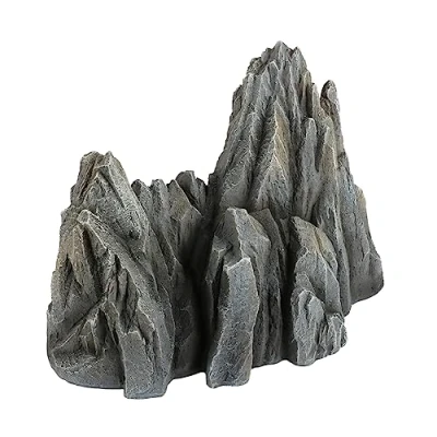 Afbeelding van Aqua Della Aquariumdecoratie Vissen Patagonia Rots L 27x15x20cm Antraciet 1st