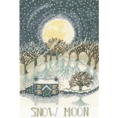 Afbeelding van Borduurpakket Snow Moon Bothy Threads