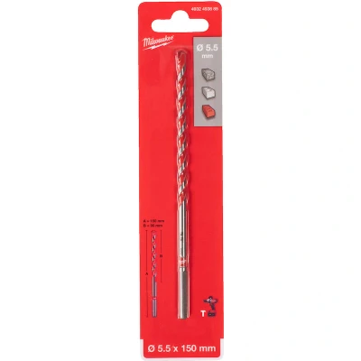 Afbeelding van MILWAUKEE 4932493885 betonboor Premium 5,5 x 150 mm