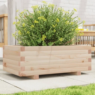 Afbeelding van Plantenbak 70x40x26,5 cm massief grenenhout