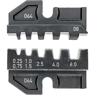 Image de KNIPEX 97 49 08 matrices de sertissage pour embouts isolés et non