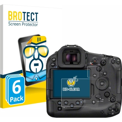 Afbeelding van BROTECT Screenprotector voor Canon EOS R1 Folie Beschermfolie transparant (6 Stuks)