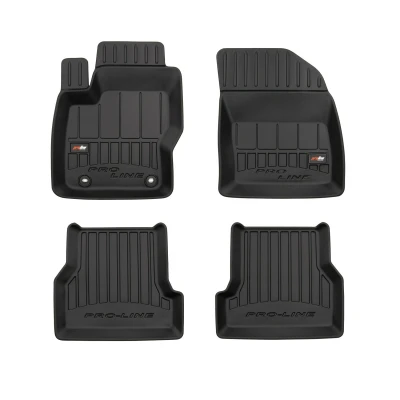 Afbeelding van FROGUM 3D407282 Vloermatset Rubber voor en achter 4 Zwart FORD: FOCUS 2, 2 Cabriolet