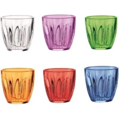 Afbeelding van Guzzini Set Van 6 Glazen Verschillende Kleuren