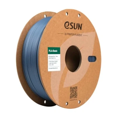 Afbeelding van eSUN EPLA filament 1,75 mm, hoge snelheid, nauwkeurigheid +/ 0,05 spoel van 1 kg, snel PLA voor 3D printers, grijs