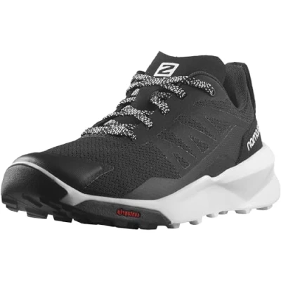 Afbeelding van Salomon Patrol Unisex Outdoorschoenen voor kinderen, Maat: 31, Black/white Textiel/ synthetisch