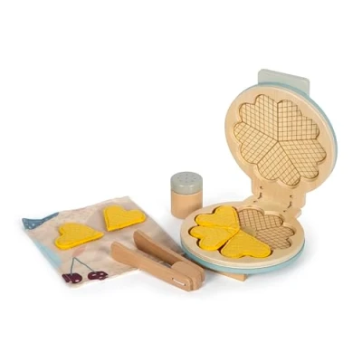 Afbeelding van Small Foot Houten Wafelijzer Speelset, 10dlg.