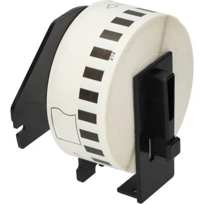 Afbeelding van Huismerk Brother DK 22214 Etiket Zwart op wit (12 mm)